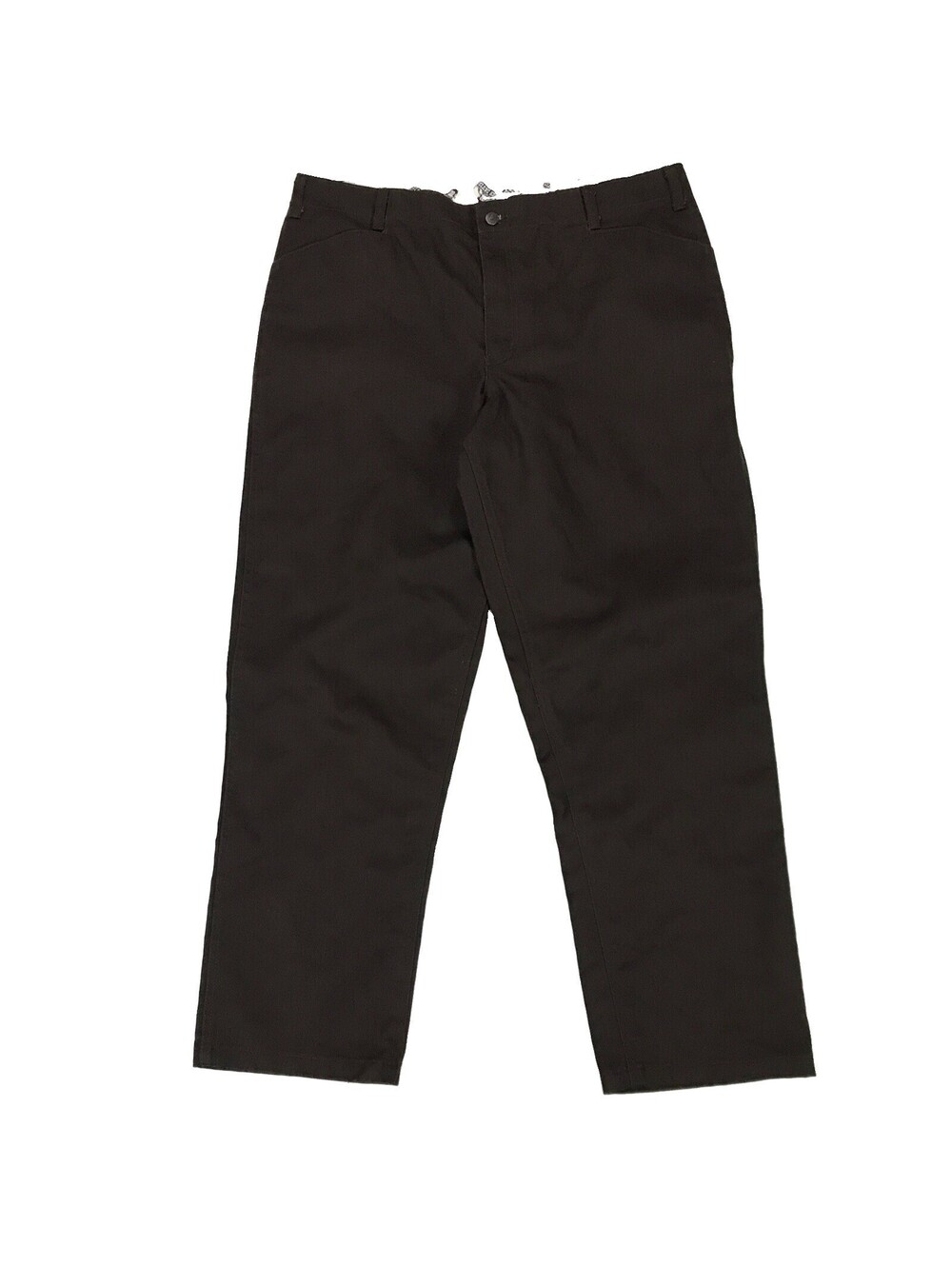 Vintage Ben Davis Pants Mens 40 Brown Canvas Wide Leg Relax Fit Gorilla Chicano - Picture 1 of 3